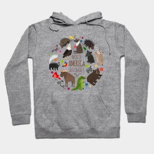 North America animals collection Hoodie